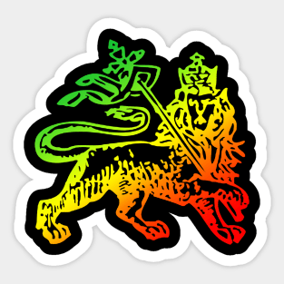 RASTA LION Sticker